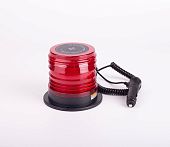 Маяк проблесковый маячок красный светодиодный на магните автомобильная мигалка красная на крышу автомобиля, автобуса, грузовика, спецтехники Mantella 10 см