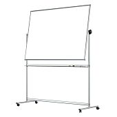 Маркерная магнитная доска на подставке 200х100 см 100х200 см передвижная на колёсиках колёсах на ножках 