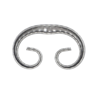 Кованый элемент ковки металлический орнамент Вензель Т15-110-65