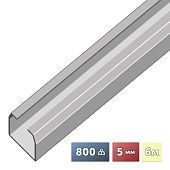 Балка для ворот откатных прокатная направляющая 95x85x5 мм 6 метров