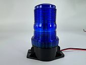 Маяк стробоскоп проблесковый маячок светодиодный синий на шурупах автомобильная мигалка синяя на крышу автомобиля, автобуса, грузовика, спецтехники Mantella 13 см