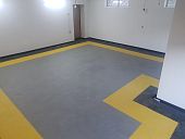 Модульное напольное покрытие пол плитка ПВХ SOLD GRAIN 500 жёлто-серый