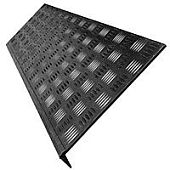 Накладка противоскользящее грязезащитное покрытие на ступень проступь резиновая Елочная 1200x300x30