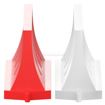 Дорожный вкладывающийся барьер блок красный + белый комплект дорожное ограждение 
