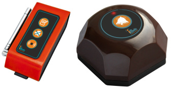 Система вызова персонала официанта кнопка и приемник вызова ibells-R16