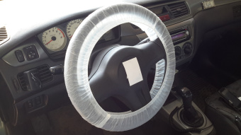 Чехлы на руль одноразовые с резинкой 250 шт