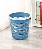 Корзина ведро для мусора офисная мусорка Mantella 486-СН Синий 17,2 литра