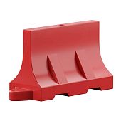 Дорожное ограждение водоналивной полностью барьер блок 120*50*75см красный