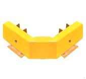 Стеновой складской Отбойник металлический для защиты стен складов стеллажей швеллер защитный Угловой 500*500